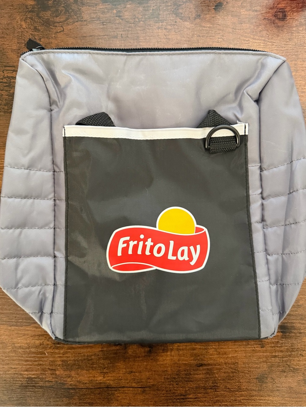 Gray and Black Insulated Cooler Tote